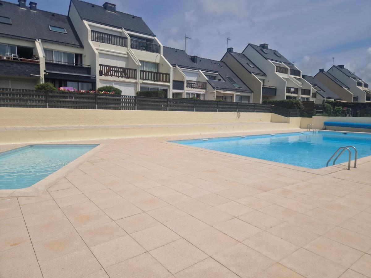Guidel-Plages Studio Lumineux Balcon Vue Mer & Piscine Ngoại thất bức ảnh